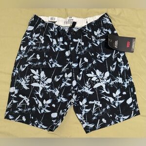 Levi's Premium Black & White Floral Print XX Chino EZ Waist 30Wx8L Men's Small S